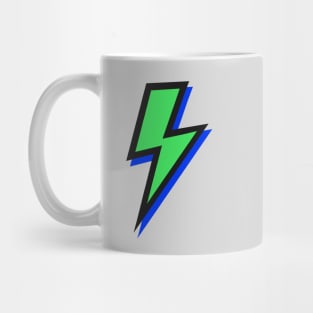 Lightning Green and Blue Mug